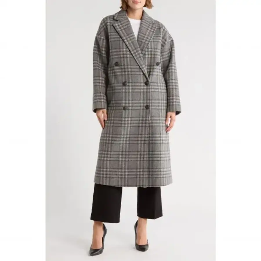 랙앤본 RAG BONE 래그앤본 테아 플레이드 더블 브레스티드 울 블렌드 코트 1945428