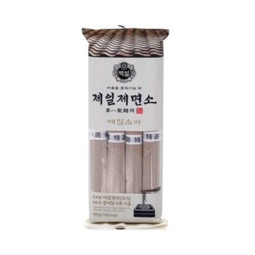 CJ제일제당 백설 제일제면소 메밀소바 400g (1개)_이미지