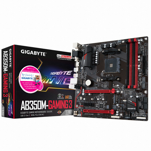 GIGABYTE GA-AB350M-Gaming 3 게이밍에디션 제이씨현