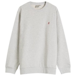 아미 GR CCI 그라미치 원 포인트 크루넥 스웻셔츠셔츠 헤더 애쉬 G306-FT-HAS