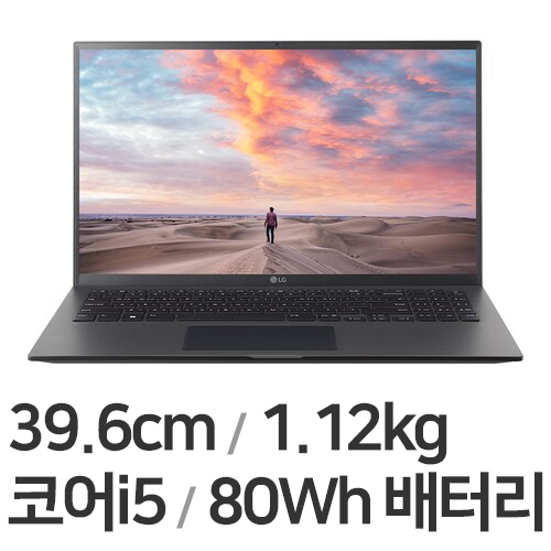 LG전자 2022 그램15 15ZD95P-GX5BK (SSD 256GB)_이미지