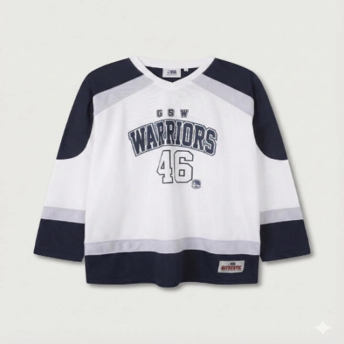 NBA 컬러블럭 메쉬 롱 슬리브 티셔츠N261TS131PDJ