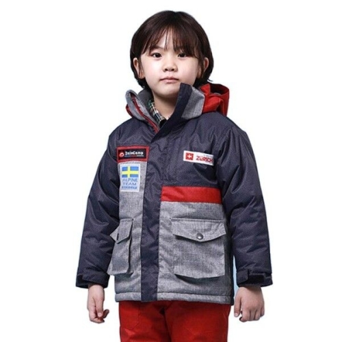 와이키  아동 보드복 자켓 단품 YJ1400와펜 레드 스키복