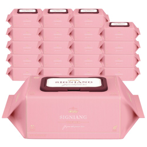 지앤티클린 아이러브베베 시그니앙 더레드 물티슈 캡형 77매 (20팩)