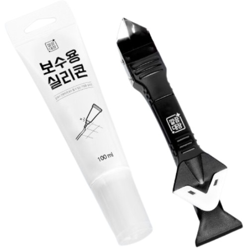 깔끔대장 긁어보게 스크래퍼 + 보수용 실리콘