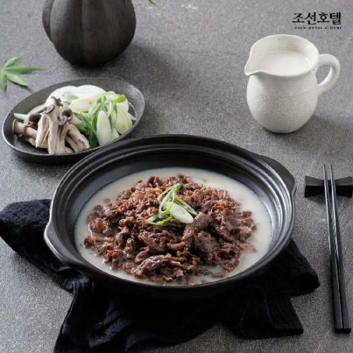 조선호텔 한우 불고기 전골 200g X 8팩 + 한우 사골육수 x 4팩_이미지