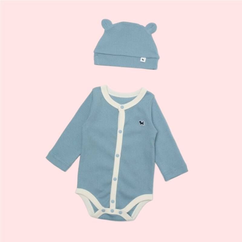 블루독 베이비 BL 모달골지컬러배내바디수트SET 43A70 040 11 4463148