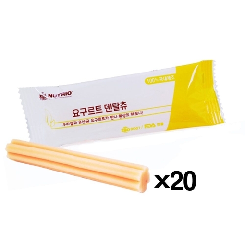 뉴트리오 덴탈츄 요구르트 12g (20개)_이미지
