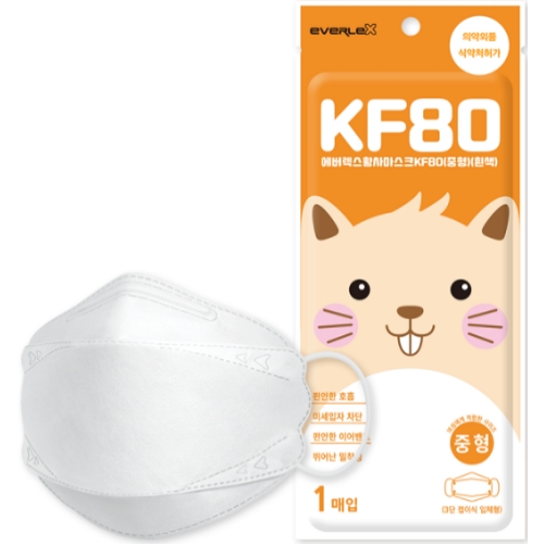 에버렉스 KF80 중형 (50매)