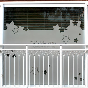 제제데코 창문시트지 유리시트지 / 컷팅 L-A 트윙클 스타01