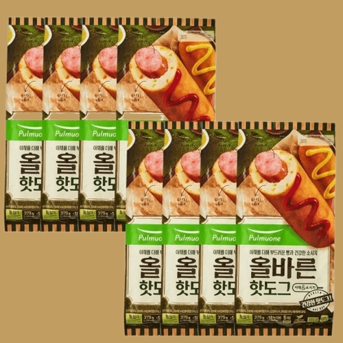 풀무원 올바른핫도그 40개 5입X8봉