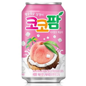 해태음료 코코팜 피치핑크 복숭아 340ml (48개)_이미지