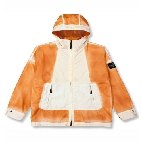 스톤아일랜드 라프리마 430T1 핸드 Sprayed Mussola GommataTC 후드 자켓 에어브러쉬 이펙트 무솔라 고마타 배지 7..