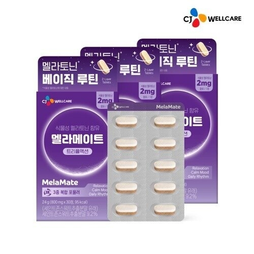 CJ웰케어 멜라메이트 트리플액션 30정 (3개)