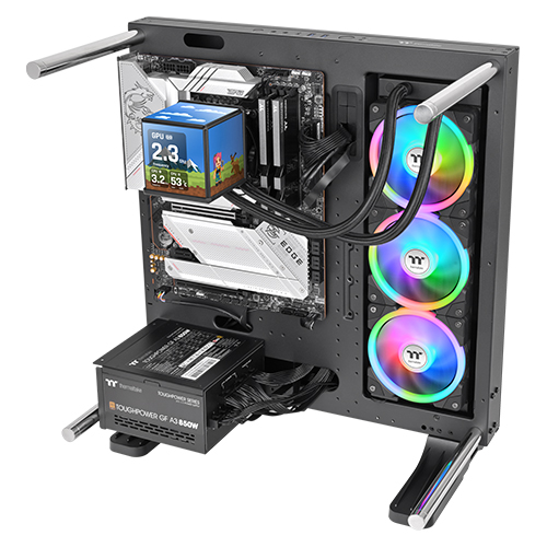 써멀테이크 MINECUBE 360 Ultra ARGB Sync (블랙)_이미지