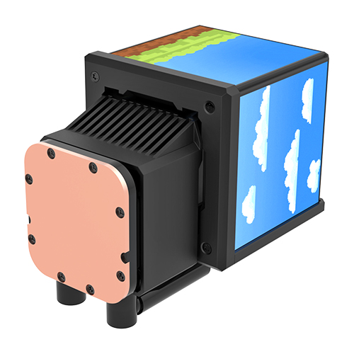 써멀테이크 MINECUBE 360 Ultra ARGB Sync (블랙)_이미지