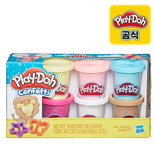플레이도 반짝반짝 색종이 도우 56g 6개입