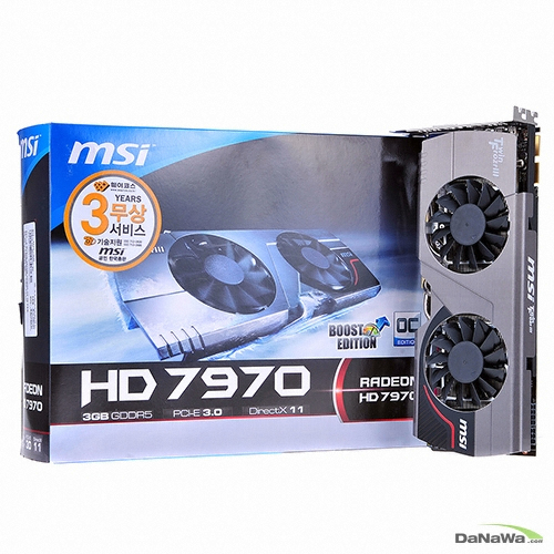 MSI �󵥿� HD 7970 �ν�Ʈ ����� OC D5 3GB Ʈ�� ������ 3