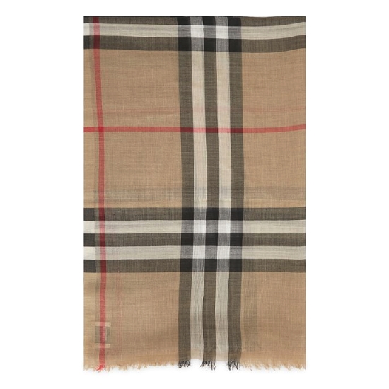 버버리 자이언트 체크 울 스카프 8055855_이미지