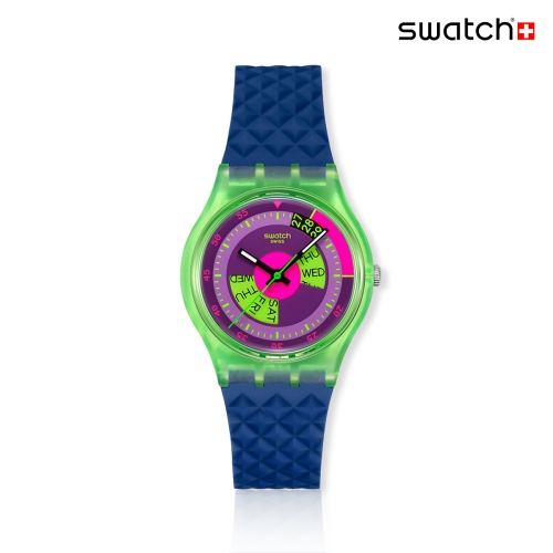 스와치 남녀공용 NEON SKYCHART_SO28G704
