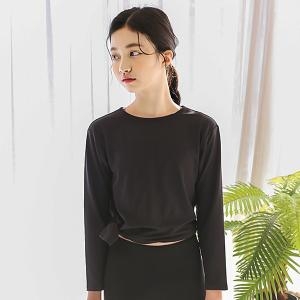  요가피기 YP50121 슬릿 롱 슬리브 블랙  유아동 종합쇼핑몰