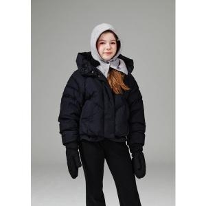 블루테일 AYH4JP01BK 블랙 여아 숏 푸퍼 다운 점퍼