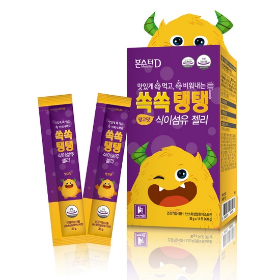 드림리더 몬스터D 쏙쏙 탱탱 식이섬유 젤리 14포 (4개)