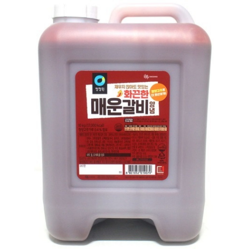 청정원 화끈한 매운갈비 양념 10kg이미지입니다. 누르면 해당 게시물로 새창이동합니다.