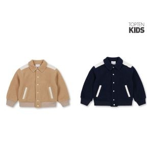 탑텐키즈 아동 에코 덤블보아 바시티 자켓 MKD4TC3002