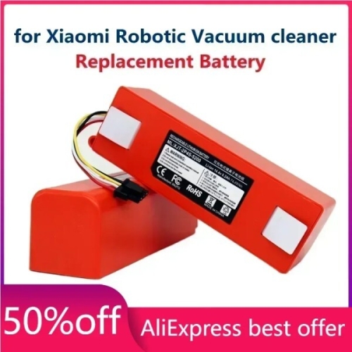 샤오미 큰 1S 1ST Roborock SDJQR01RR 청소 로봇 청소용 기존 교체 배터리 BRR-2P4S-5200D_이미지