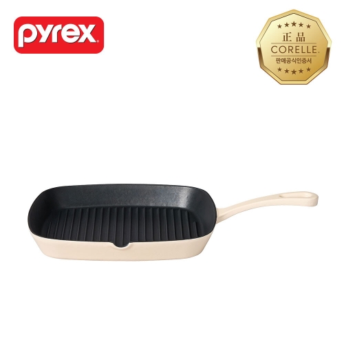 주물 프라이팬 아이보리