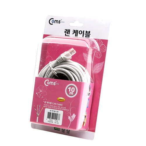 라이트컴 COMS CAT.5e UTP 다이렉트 고급 랜케이블 (BC193, 10m)_이미지