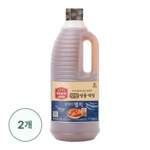CJ 하선정덧장명품멸치액젓3KG X2개