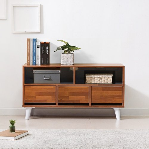 히트가구 A5170 LPM 2단 거실장 1000