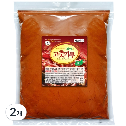 복이네먹거리 베트남고추가루 소스용분말 1kg 2개