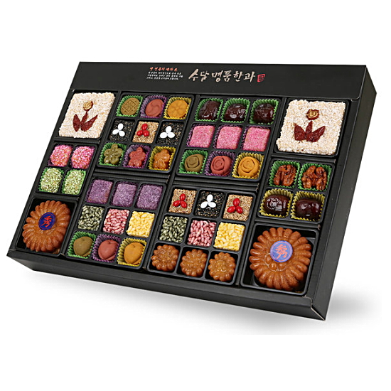 한수위 수담한과 고급지함 2단 명작 선물세트 (1개)