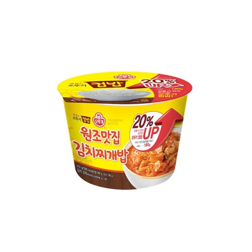 오뚜기 컵밥 원조맛집 김치찌개밥 310g (12개)_이미지