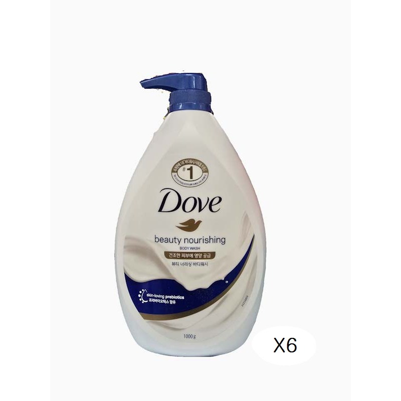도브 뷰티 너리싱 바디워시 1000ml (6개)_이미지