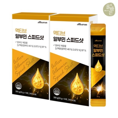 올바른 액티브 알부민 스피드샷 14포 (2개)