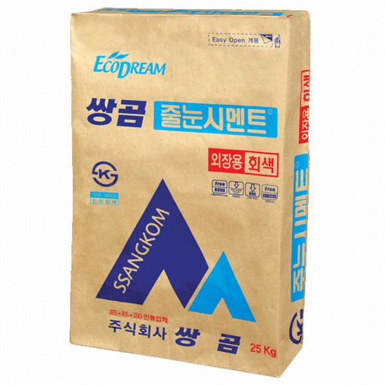 쌍곰 줄눈시멘트 외장타일용 (25kg)_이미지