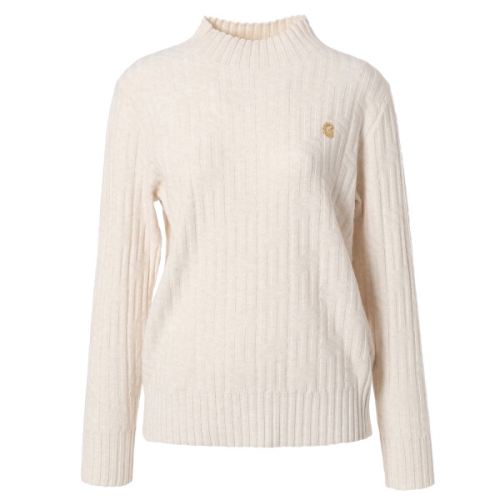 마담포라 반목 격자 엠보 니트MC1KT701A