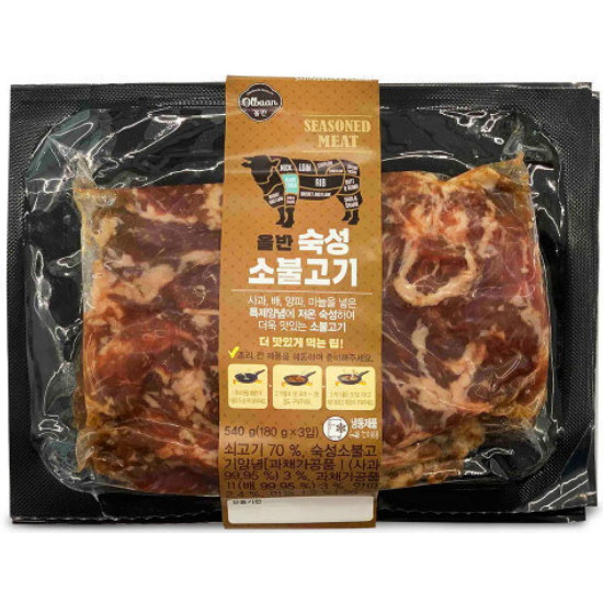신세계푸드 올반 숙성 소불고기 180g (6개)_이미지