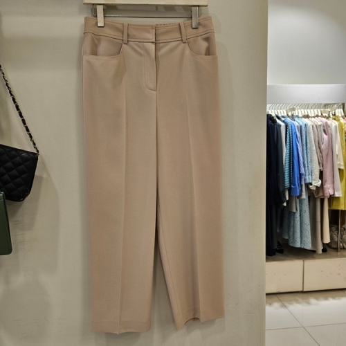  더아이잗 뉴욕 2024 여름최신상 뒤쪽밴딩베기정장팬츠,IP5A0SL291