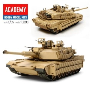 아카데미과학 프라모델298 미육군 M1A2 터스크II 탱크 전차/탱크만들기/탱크모형/탱크프라모델/프라모델탱크/무선RC탱크_이미지