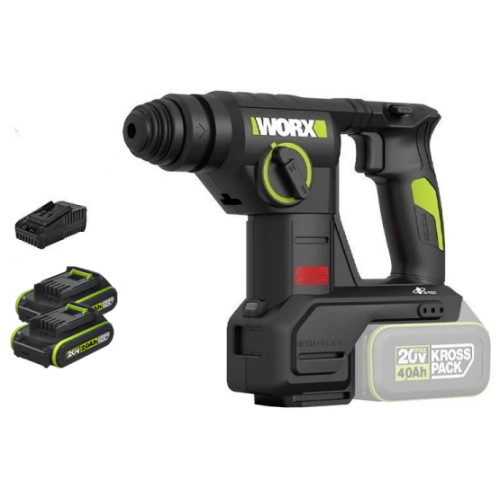 웍스 WU384 해외구매 (2.0Ah, 배터리 2개)_이미지