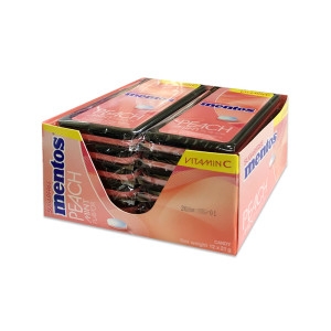 멘토스 후르트민트 피치향 21g (12개)_이미지