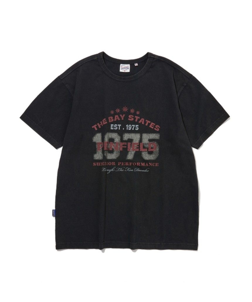 1975 백그라운드 티셔츠 블랙_FS2KT68U 반소매 티셔츠