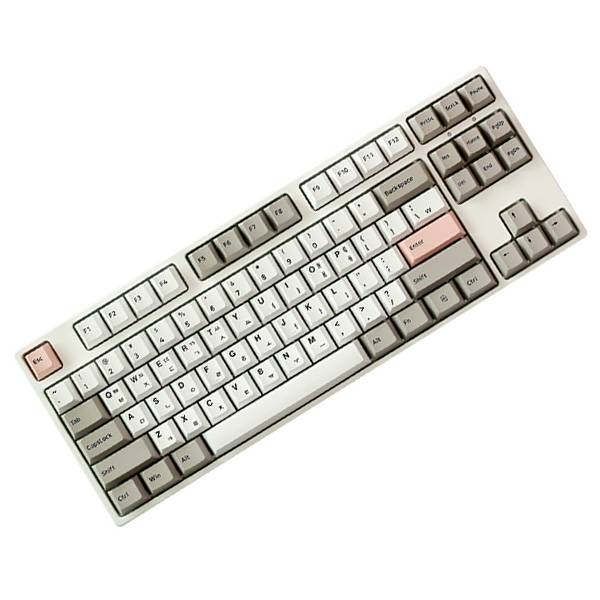 닌자87PRO G RGB 유무선 기계식 커스텀 키보드 화이트