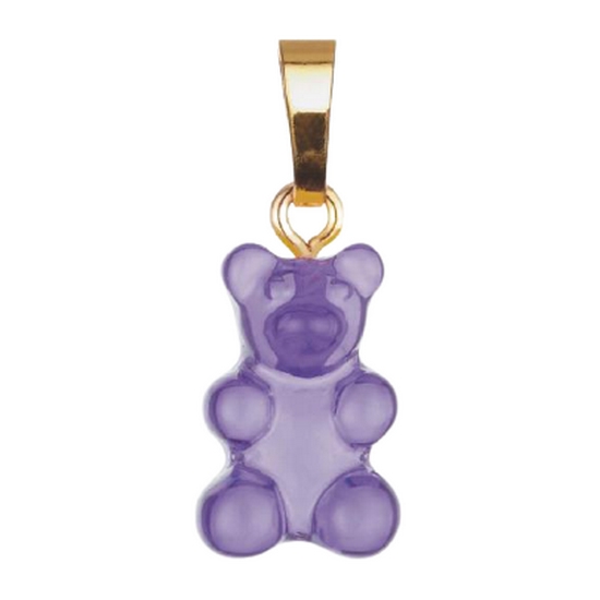 크리스탈 헤이즈 Nostalgia Bear Pendant Plum_이미지
