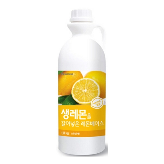 대상 생레몬을 갈아넣은 레몬 베이스 1.8kg (2개)